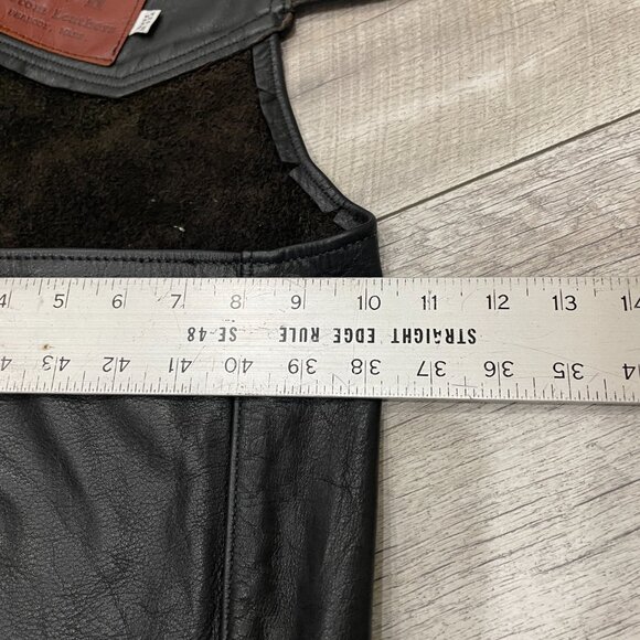 Leather Motorcycle Chaps US Made S Custom - Picture 5 of 7